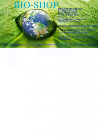 BIO-SHOP MÁSIK LEVÉLPAPÍR